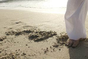 tai chi sulla spiaggia